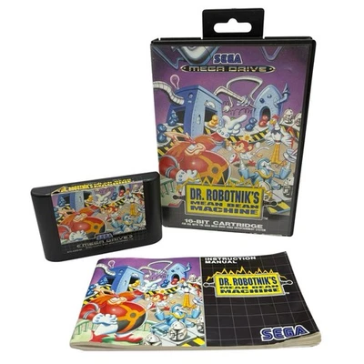 Dr. Robotnik's Mean Bean Machine Sega Mega Drive Game Complete w/ Box & Manual  - Image 1 of 4