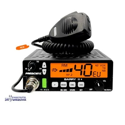 President BARRY II +, VOX ASC Multi, AM/FM, 12/24 V, CB-Funk - Bild 1 von 4