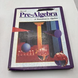 Pre-Algebra 1995 by McGraw-Hill Staff and Merrill (1994, Hardcover) - Imagen 1 de 1