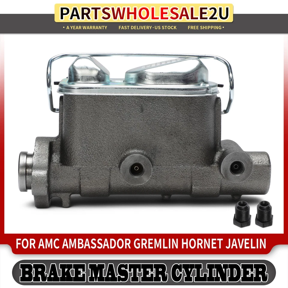 Brake Master Cylinder for AMC Ambassador Gremlin Javelin Hornet Pacer Matador - Image 1 of 4