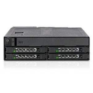 Icy Dock ToughArmor MB604SPO-B Ultra Slim 5.25" SATA 5 Bay Drive Enclosure - Picture 1 of 7