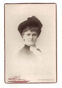 Antikes Kabinettfoto CHRISTINE NILSSON Schwedische Sopran Oper Sänger Theater - Bild 1 von 2