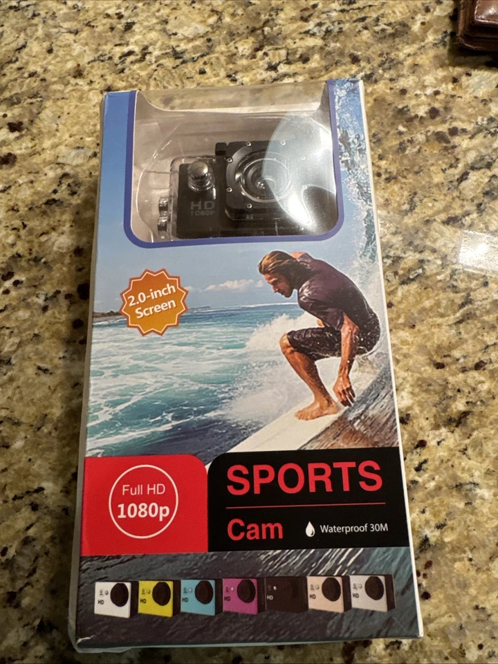 HD 1080P Waterproof Sports Camera - Image 1 of 4