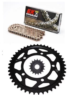 KIT/TRASMISSIONE BMW S 1000 XR 2014 2019 JT CORONA 45 PIGNONE  17 CATENA EK 525 - Imagen 1 de 4