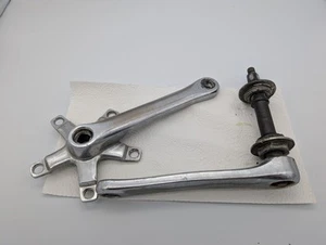 Guarnitura Sugino anni 80 170 mm vecchia scuola BMX 110 BCD - FILETTI SPOGLIATI - Foto 1 di 11
