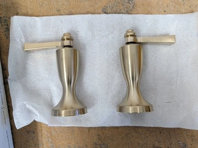 Kit de manija de llenado de bañera Delta H568CZ Dorval - Montaje en pared/romano, bronce champán Foto 1 de 2