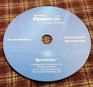 Spotmau Power Suite Bootable Fix It Yourself CD - Photo 1/3