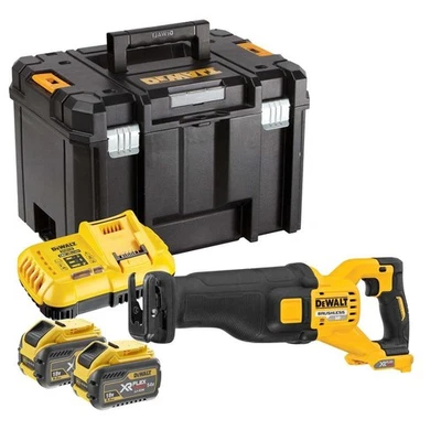 DeWalt DCS389X2 Cordless 54V FlexVolt Reciprocating Saw, 2X 9Ah Batteries, Ch... - Image 1 of 4