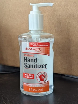 2 Pk. Bomba desinfectante de manos Assured Instant Clear 8 fl oz Foto 1 de 3