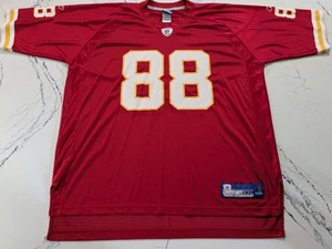 Vintage Reebok Tony Gonzalez Kansas City Chiefs #88 Football Jersey Red 2XL - Picture 1 of 11