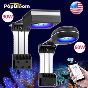 PopBloom RL60 RL90 Saltwater Reef Aquarium LED Light Marine Coral Fish Tank Lamp - Picture 1 of 13