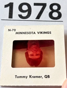 TOMMY KRAMER 1978 NFL FOOTBALL TV MEDIA SLIDE MINNESOTA VIKINGS PRE-ROOKIE - Picture 1 of 4