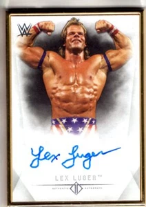 2019 Topps WWE Transcendent Auto LEX LUGER Gold Framed 01/25 AUTOGRAPH - Picture 1 of 1