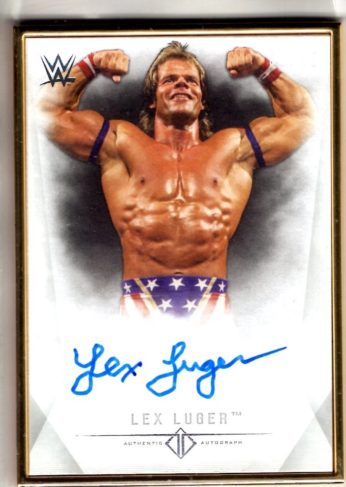 2019 Topps WWE Transcendent Auto LEX LUGER Gold Framed 01/25 AUTOGRAPH - Image 1 of 1