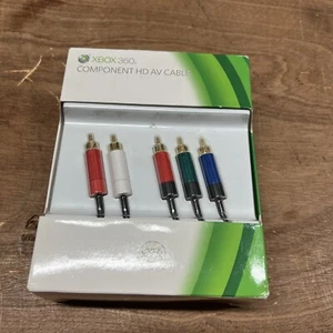 MICROSOFT XBOX 360 OFFICIAL COMPONENT HD AV CABLE NEW & SEALED Genuine Lead (18) - Picture 1 of 5