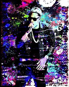 Jay-Z Kunstdruck, Hip Hop Kunst Poster - Bild 1 von 5