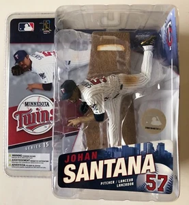 Minnesota Twins Johan Santana McFarlane Figure Series 15 *Packaging Curl - Picture 1 of 7