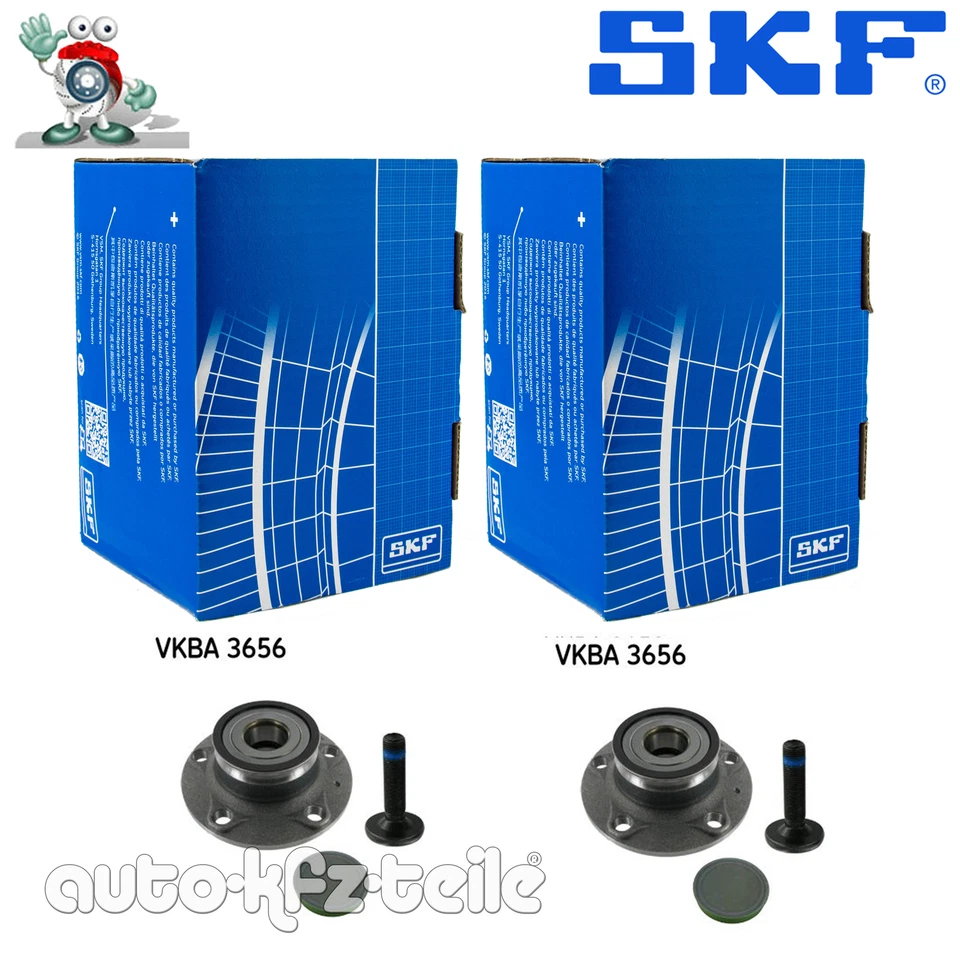 SKF 2x Radlagersatz links/rechts Hinterachse AUDI, AUDI (FAW), SEAT, SKODA, VW - Bild 1 von 3