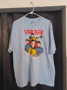 Men's Star Trek: The Animated Series Retro Enterprise Crew T-Shirt Unisex Large - Picture 1 of 4