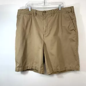 Polo Ralph Lauren Shorts Men 42 Relaxed Fit Khaki Beigh Inseam 9" Pony Cotton - Picture 1 of 13