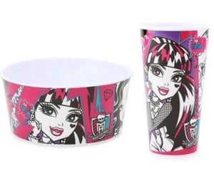 MONSTER HIGH - Plastic Bowl and Tumbler ( 2011 ) - Picture 1 of 3