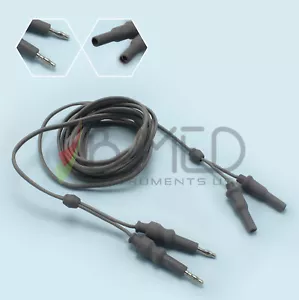 Sigillante arteria bipolare riutilizzabile cavo pinza connettore Stati Uniti 2 pin spina banana 4 mm - Foto 1 di 1