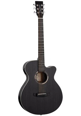 NEW Guitar Tanglewood Model TWBBSFCE Electro Acoustic Folk Size Blackbird Black - Image 1 of 4
