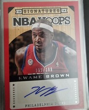 2013-14 Hoops Signatures Kwame Brown /199