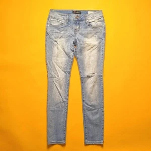 Women's Guess Medium Rise Skinny Jeans Light Wash - Picture 1 of 5