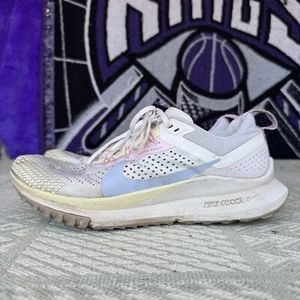 Size 10.5 - Nike Wmns React Pegasus Trail 4 Sail Blue Pink Women Running Floral - Picture 1 of 11