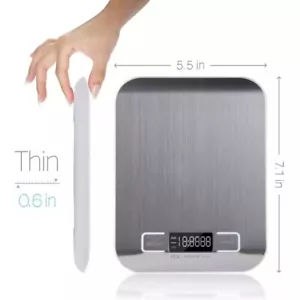 Digital Electronic Kitchen Food Diet Postal Scale Weight Balance 5KG / 1g 11lb - Picture 1 of 7