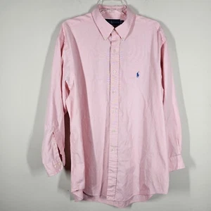 Polo Ralph Lauren Herren XXL (17x32/33) Rosa Oxford L/S Button Down Hemd Yarmouth - Bild 1 von 10