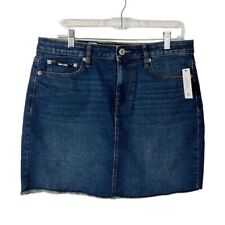 DKNY Jeans Women's 17 inch Mid Rise Denim Skirt Size 10