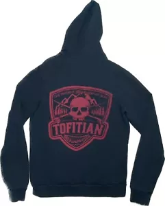 Tofitian Hoodie Sweatshirt mittlere Schwerter, die wir töten Schädel Angelruten schwarz - Bild 1 von 6