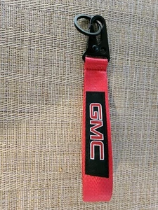 GMC Car Automotive Lanyard Keychain RED/BLACK - Picture 1 of 1