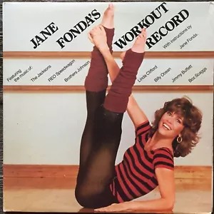 Jane Fonda's Workout Record (1981) 2-LP Vinyl Record Jacksons, REO Speedwagon - Imagen 1 de 2