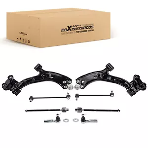 8pcs Front Lower Control Arm Sway Bar Tie Rods For Honda CR-V CRV 2007-2011 2.4L - Foto 1 di 10