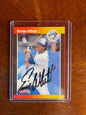 Ernie Whitt Toronto Blue Jays Autographed Card