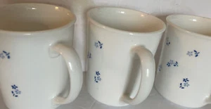 Set/3 Vintage Corelle Provincial Blue Coffee Cups / Mugs Made in USA. 8 Oz - Picture 1 of 4