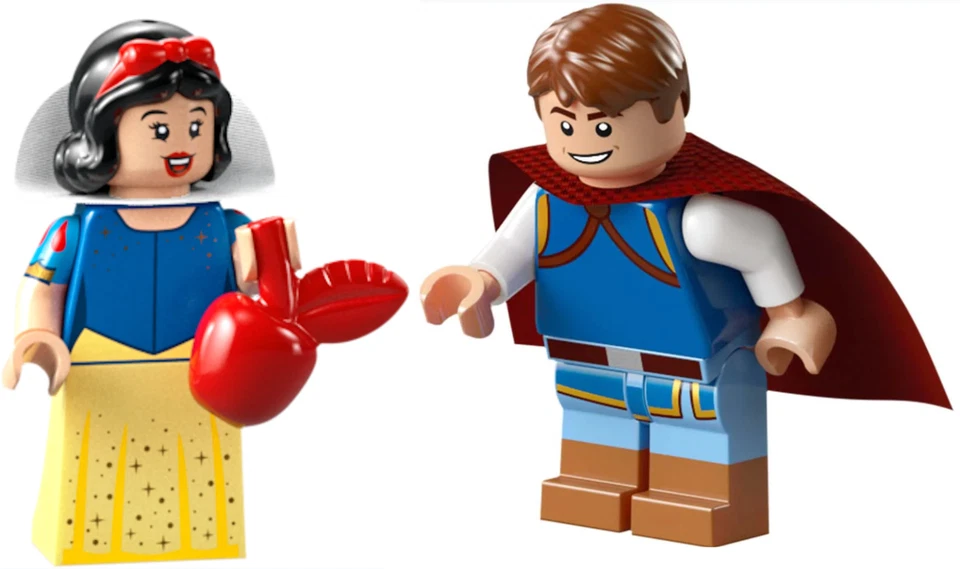 LEGO Disney Blancanieves y el Príncipe Florian Minifiguras 43222 43242 Siete Enanitos Foto 1 de 1