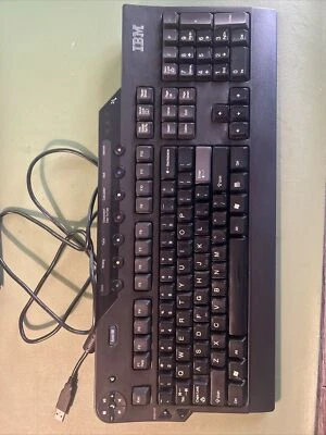 IBM SK-8815 89P8800 Wired Keyboard Tested and working. Lenovo - Image 1 of 4