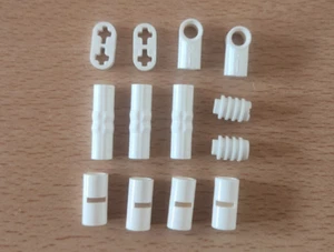 LEGO Technic WHITE: Connector liftarm 32013 32015 26287 62462 screw - Picture 1 of 2