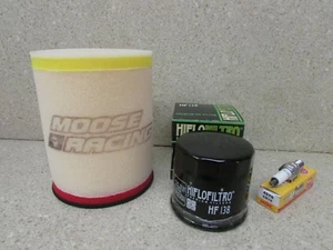 SUZUKI LT-A400 LT-F400 EIGER 400 TUNE UP KIT AIR FILTER OIL FILTER SPARK PLUG - Picture 1 of 1