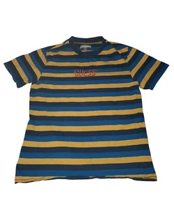 Guess Vintage Men's Shirt Medium Y2K Originals Striped Stitched VGUC VTG - Picture 1 of 4