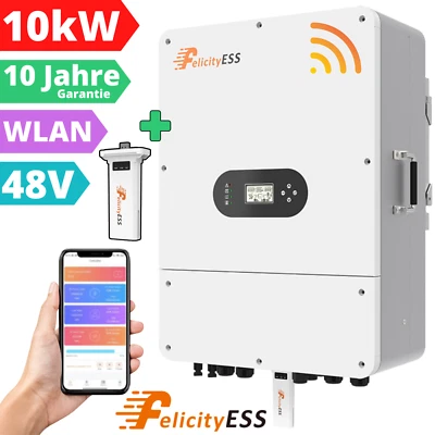 FELICITY SOLAR Felicity Hybrid Wechselrichter 10kW On/Off-Grid Niedervolt PV Solar Inverter 3PH