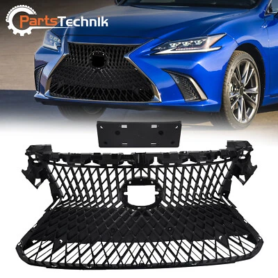 For Lexus ES300H ES350 2016-2018 Front Upper Grille LS Style Gloss Black Foto 1 de 4