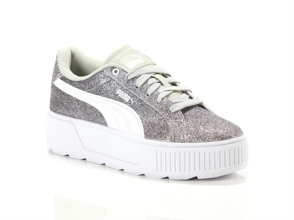 Puma Karmen Glitzy 388453 01 Scarpe Sneakers Con Zeppa Donna Special Price - Immagine 1 di 1