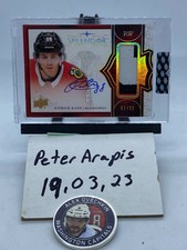 2017-18 Upper Deck Splendor Bordered Red #BDPK Patrick Kane PATCH AU 1/11