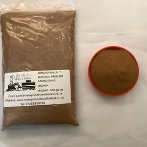 450gr SEHR FEINE NATUR BASINGSAND MODELLEISENBAHN / LANDSCHAFT / WARHAMMER / DIORAMA - Bild 1 von 6