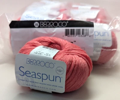 Full Bag 10 Matched Balls Berroco Seaspun 50g/120yds 50% Cotton/ 50% Seaqual DS - Image 1 of 2